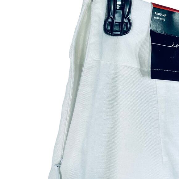 INC International Concepts Small Shorts High-Rise Pockets Linen Blend Lined New - Picture 5 of 9